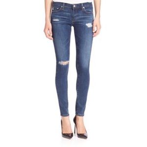 AG Farrah Skinny High Rise Jean in 8 Years Wander